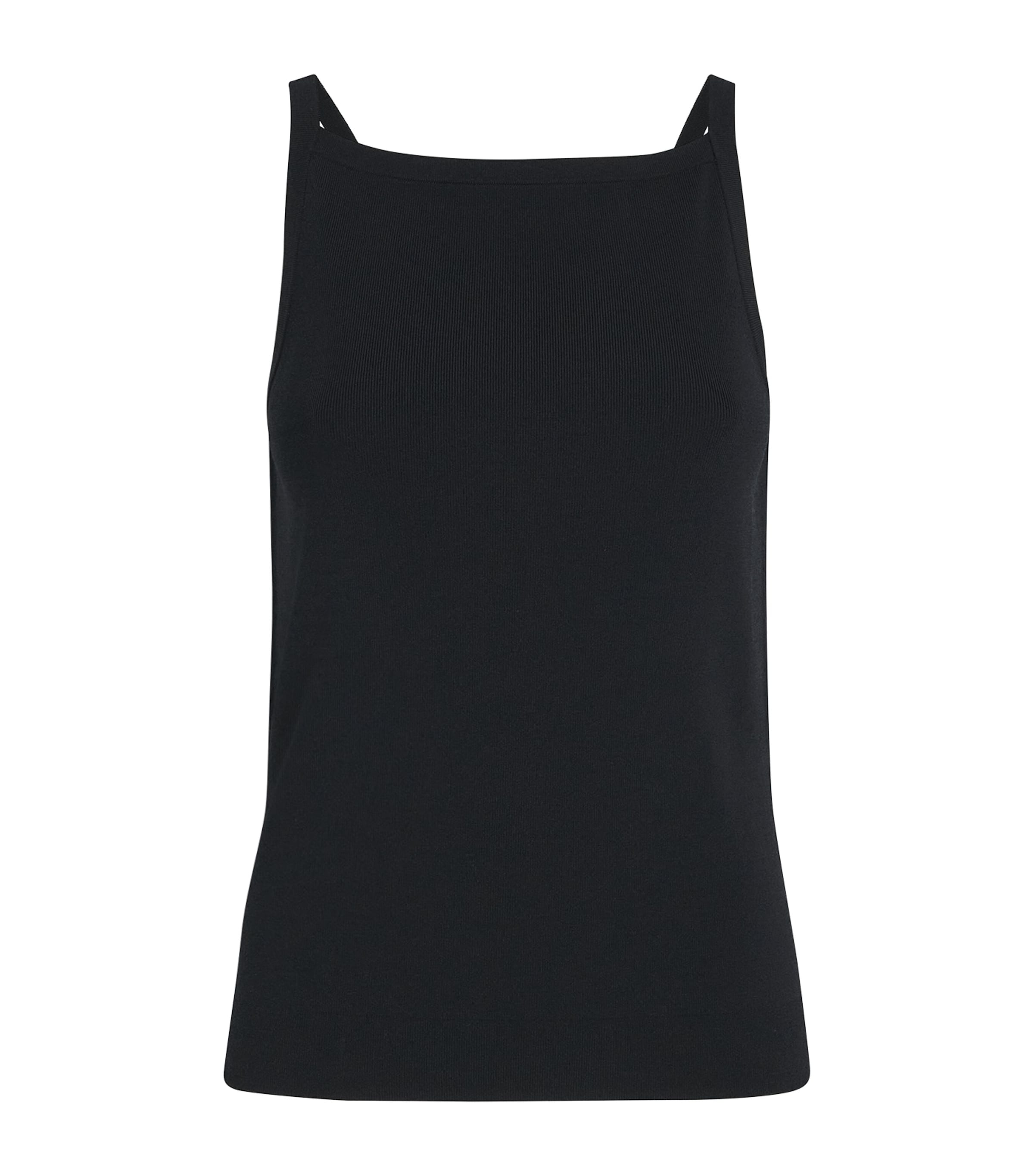 Joseph Stretch-knit Vest Top In Black