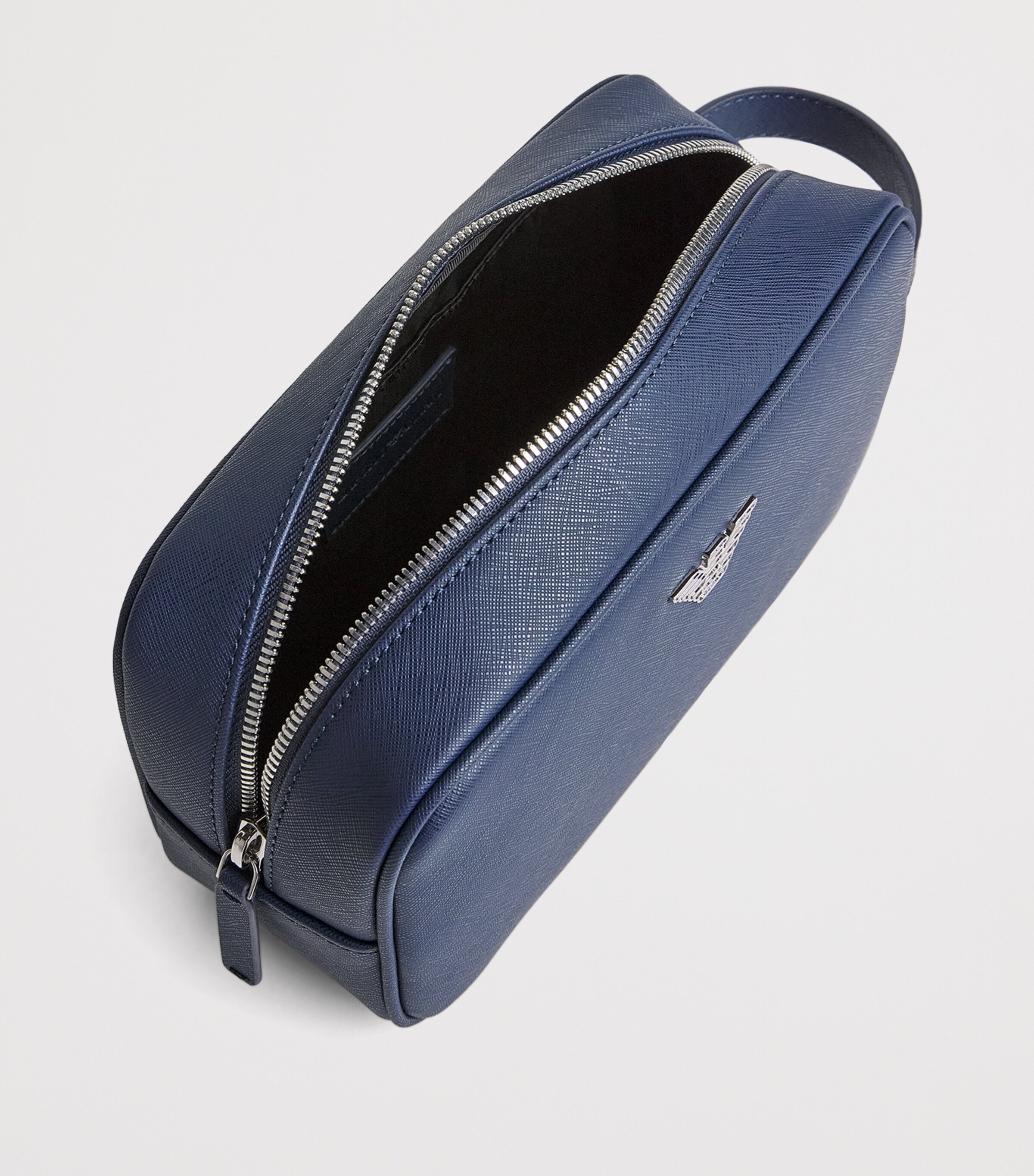 Emporio Armani Regenerated Saffiano Eagle Wash Bag Image 2