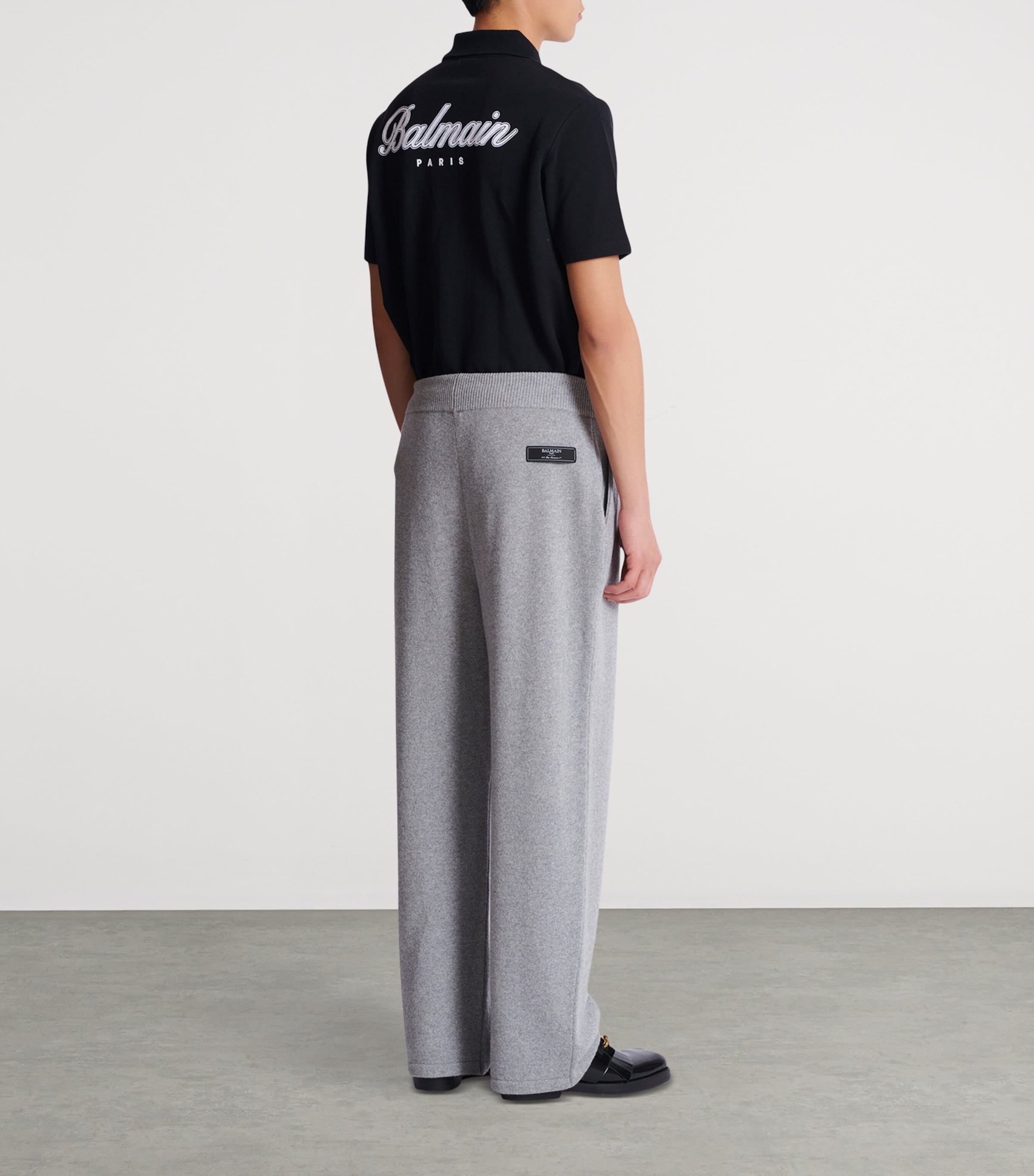 Cashmere-Wool Sweatpants 9UB GRIS CHINE Image 4