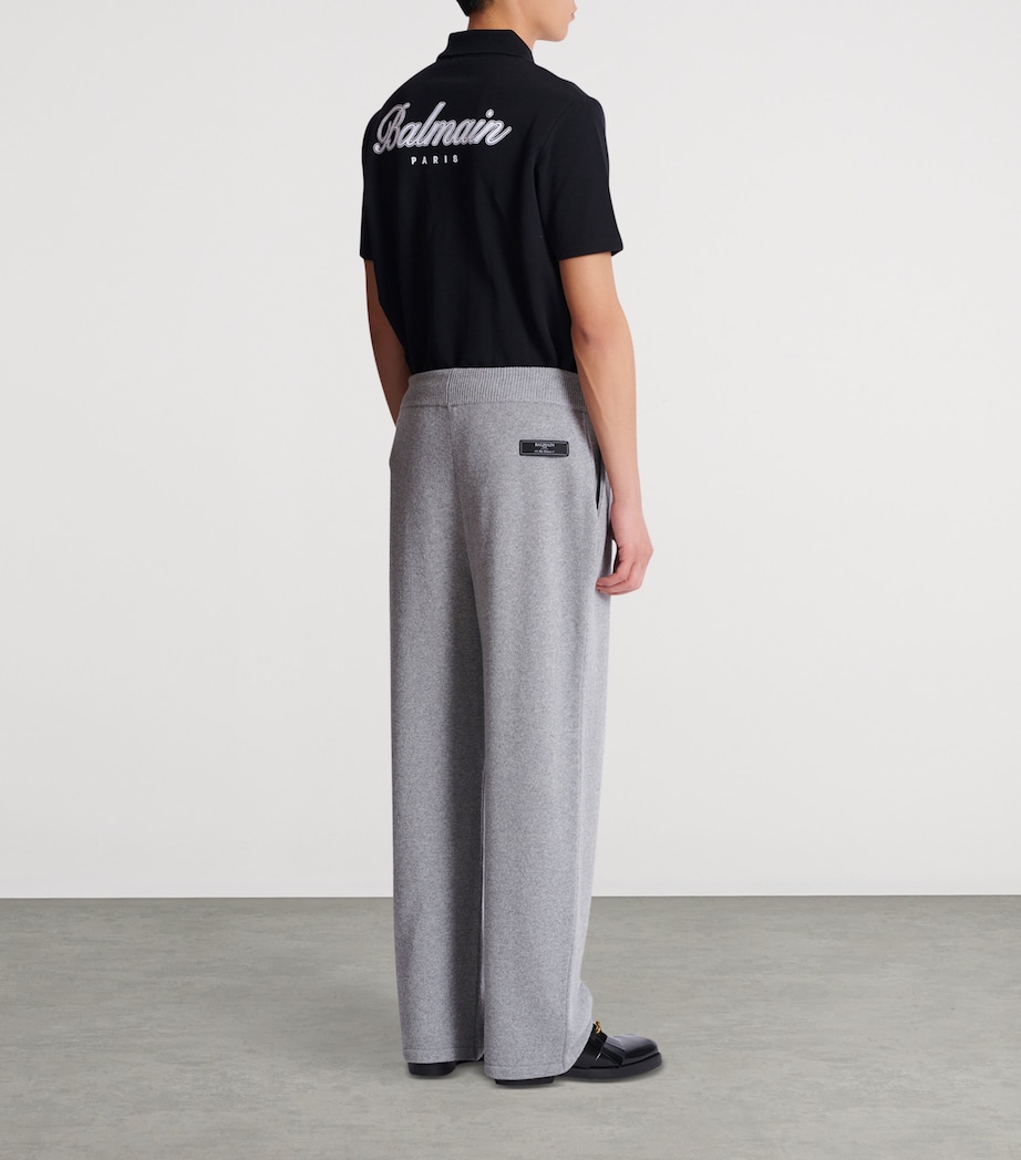 Cashmere-Wool Sweatpants 9UB GRIS CHINE Image 4