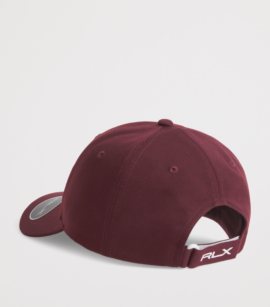 Twill Polo Pony Baseball Cap RICH RUBY Image 3