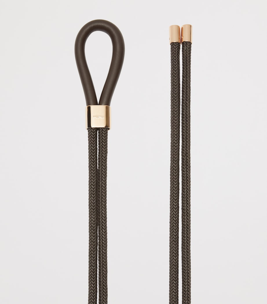 Max Mara Waxed Cotton Belt Dark Grey Image 3