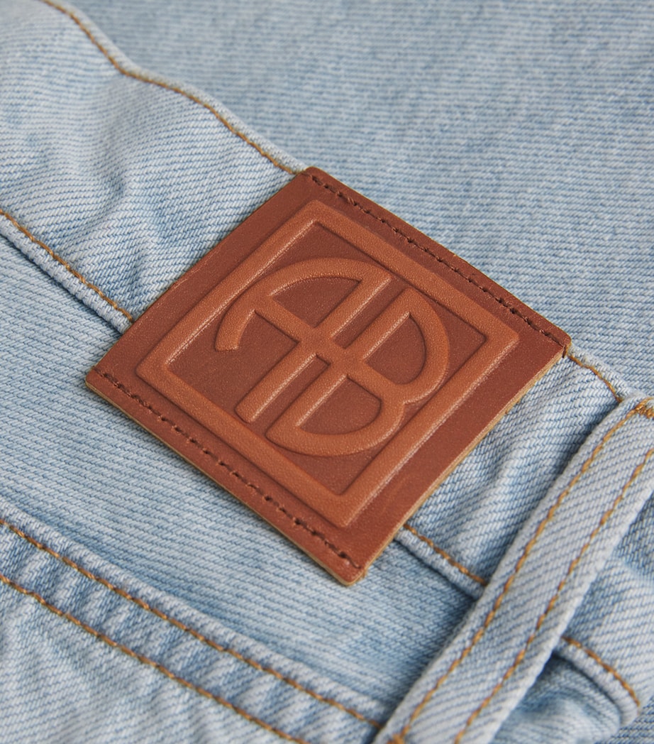 Manon High-Rise Straight Jeans WASHED BLUE Image 5