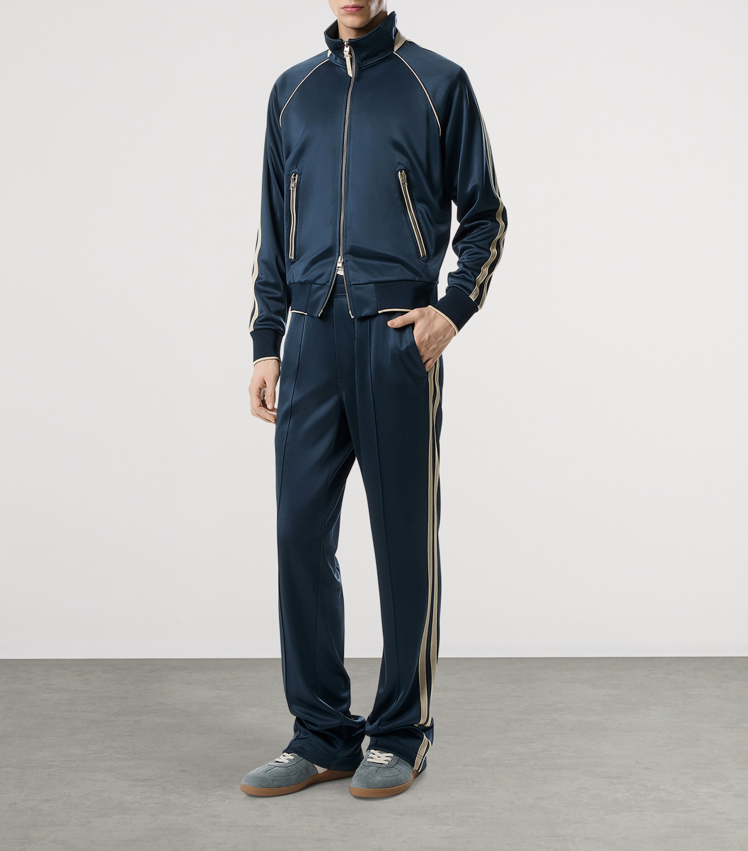 TOM FORD Satin Side-Stripe Sweatpants | Men Clothing | Trousers | Joggers | Designers | Tom Ford TOM FORD Satin Side-Stripe Sweatpants | Men Clothing | Trousers | Joggers | Designers | Tom Ford