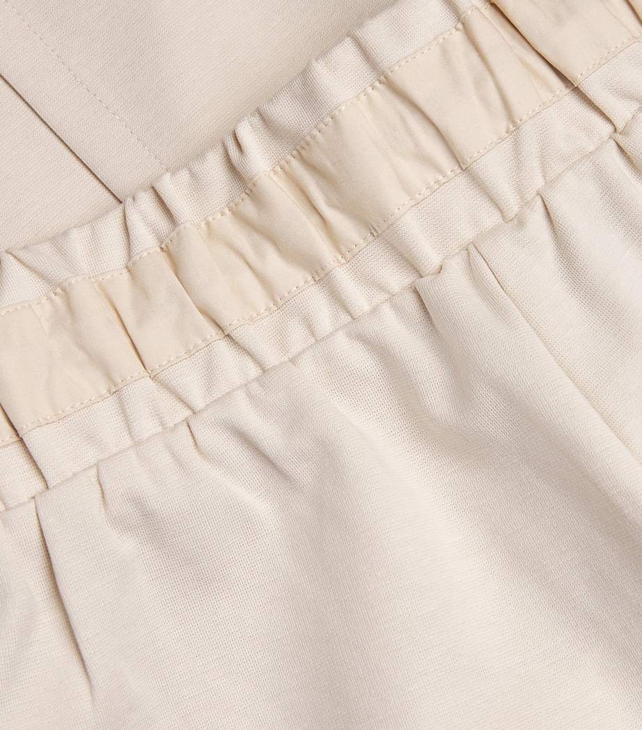 Jersey Drawstring Trousers IVORY Image 5