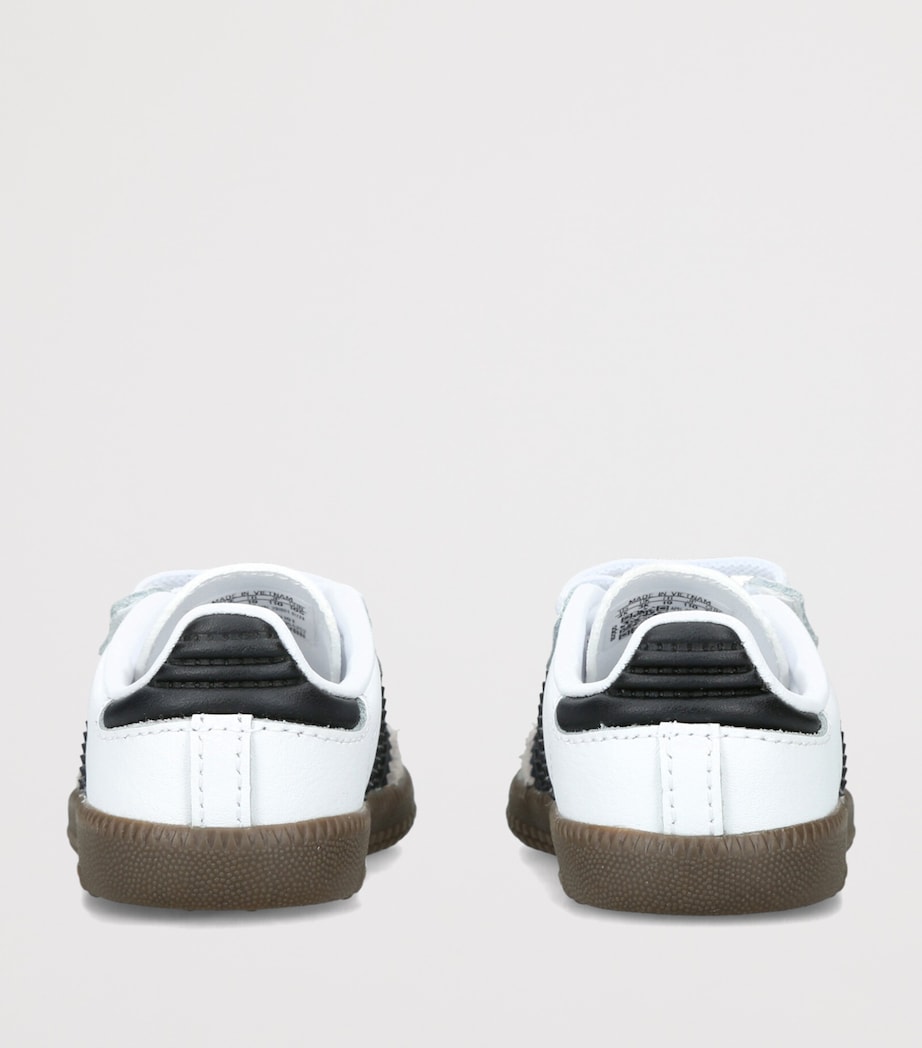 adidas Kids Leather Samba OG Sneakers White/blk Image 2