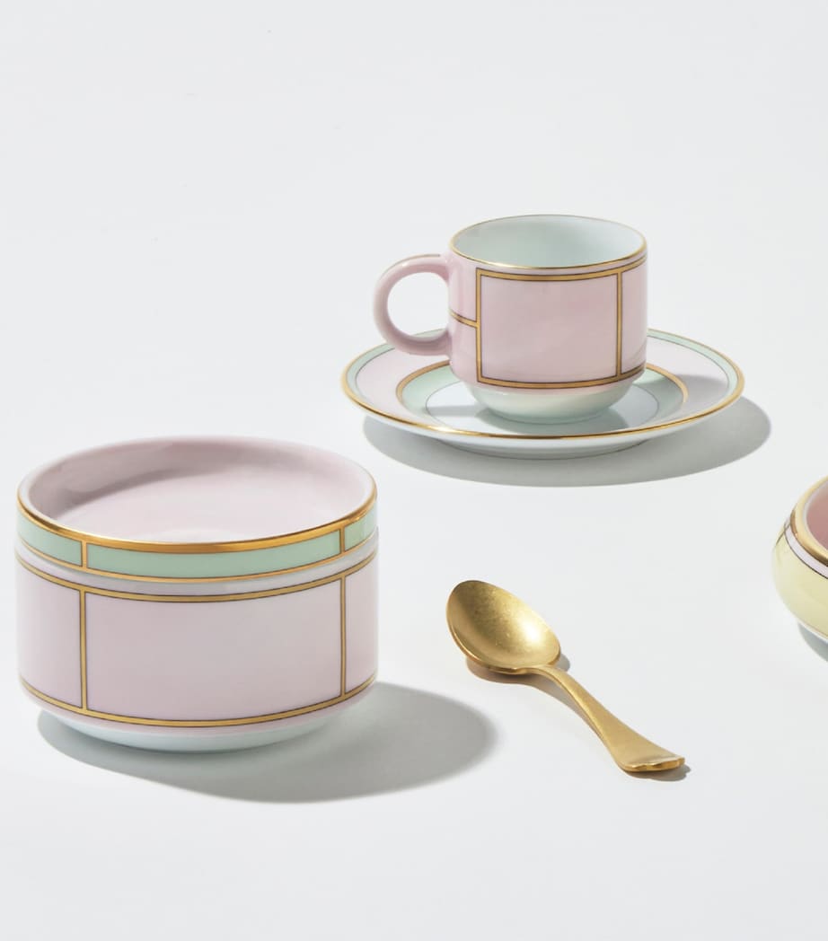 Porcelain Colonna Diva Rosa Lidded Sugar Pot (10cm) G00134902 Image 2