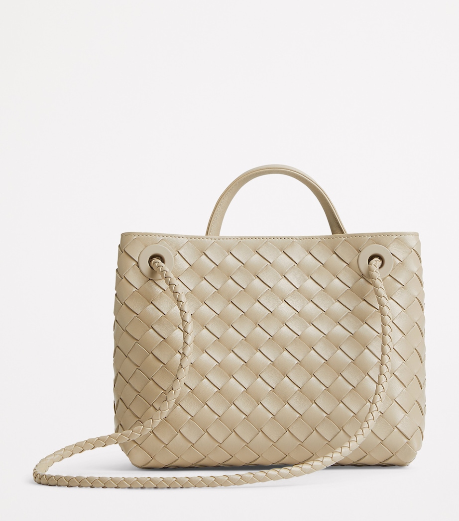 Bottega Veneta Small Leather Andiamo Top-Handle Bag Image 5