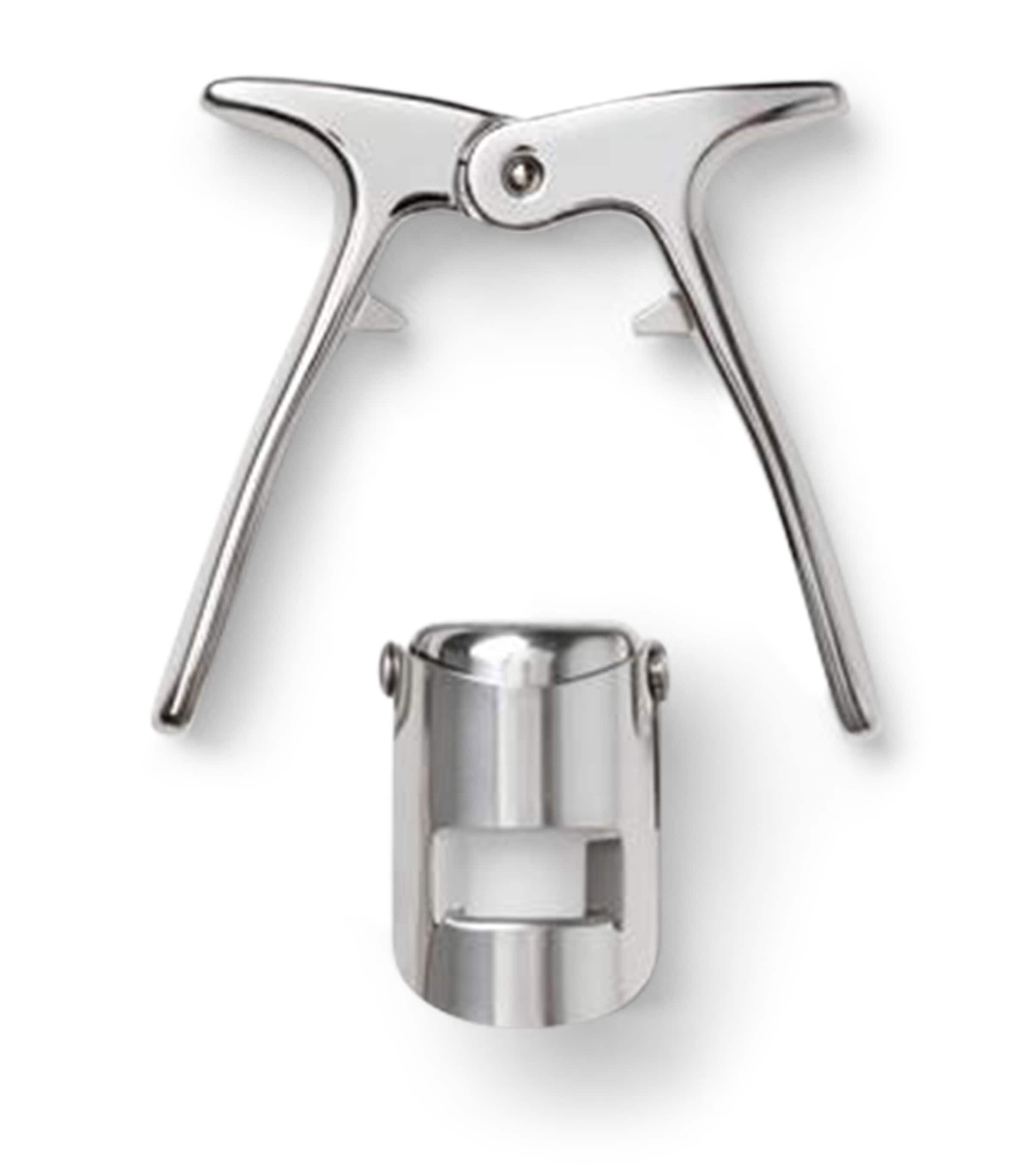 Stainless Steel Champagne Tools BEIGE/ORANGE Image 3