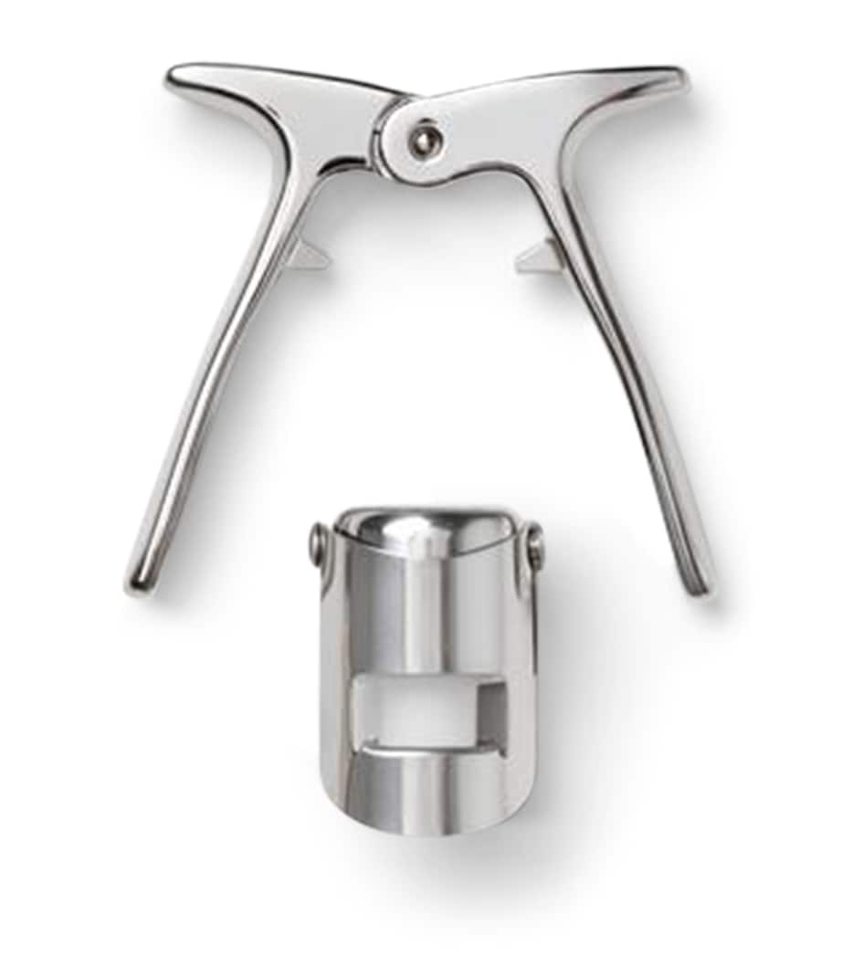 Stainless Steel Champagne Tools BEIGE/ORANGE Image 3