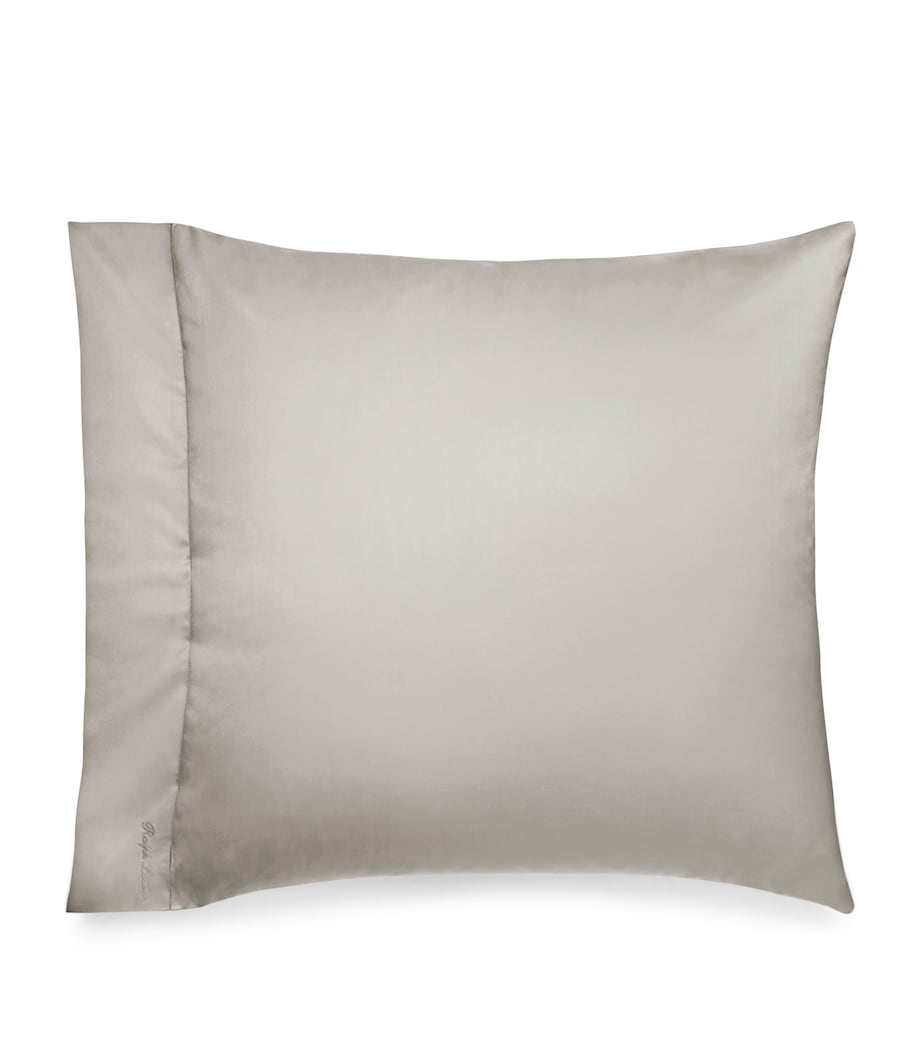 Langdon Square Pillowcase Pair (65cm x 65cm) SILVER Image 3