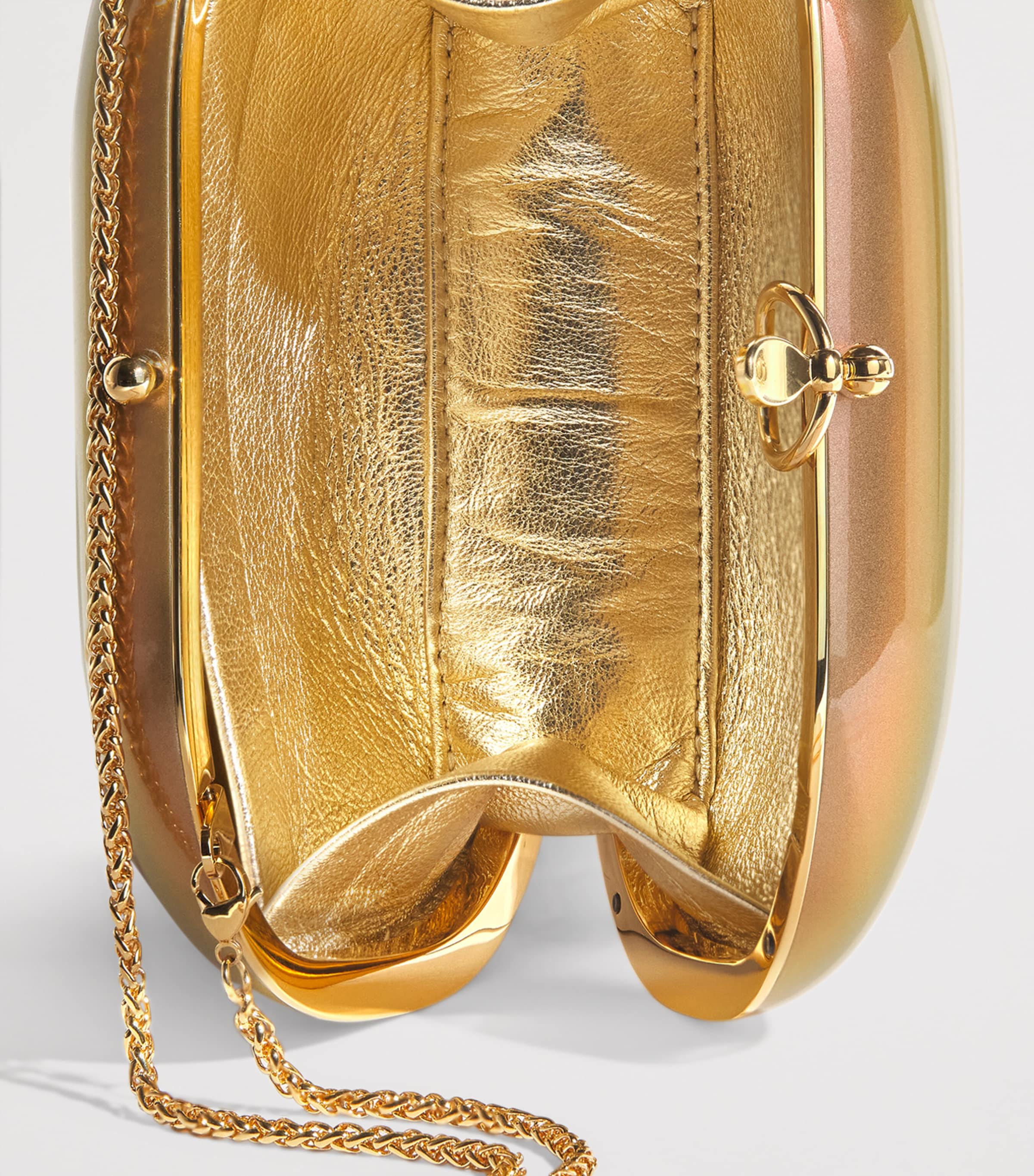 Oval Elina Clutch Bag IRID SUNSET PEARL Image 6