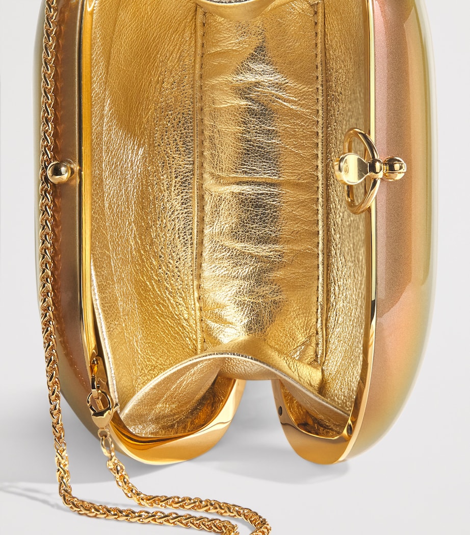 Oval Elina Clutch Bag IRID SUNSET PEARL Image 6