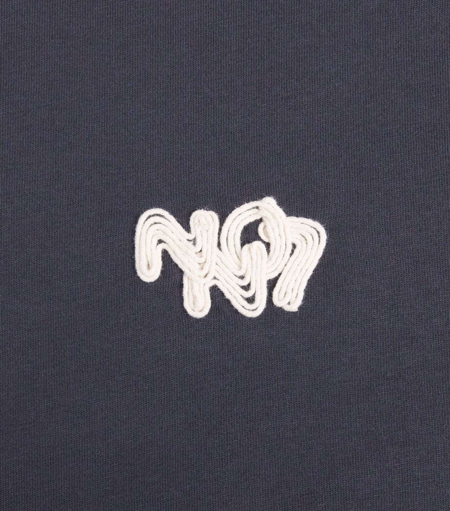 NN.07 Mens Pima Cotton Adam T-Shirt Deep Navy Image 6