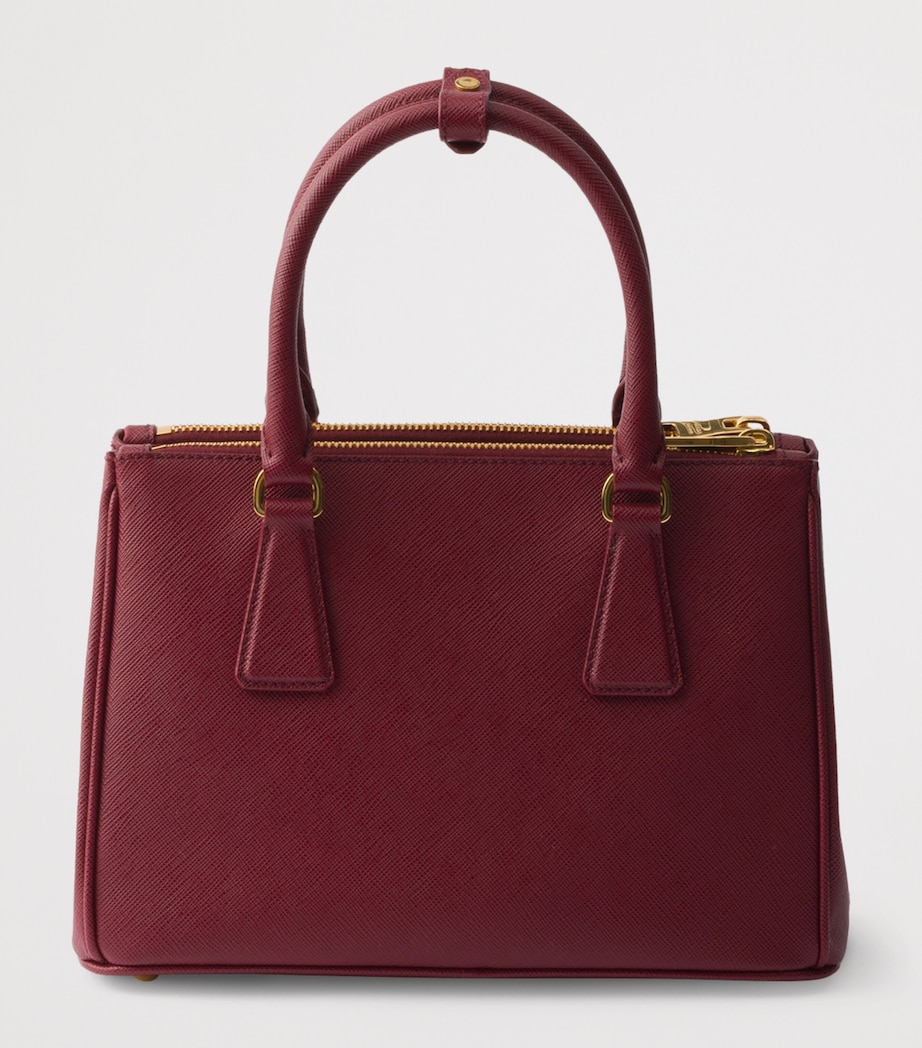 Prada Small Saffiano Leather Galleria Top-Handle Bag Red Image 6