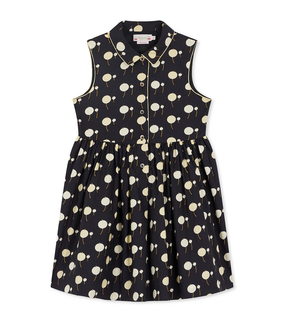 Organic Cotton Cherry Print Dress (4-14 Years) IMP FAUX NOIR Image 1