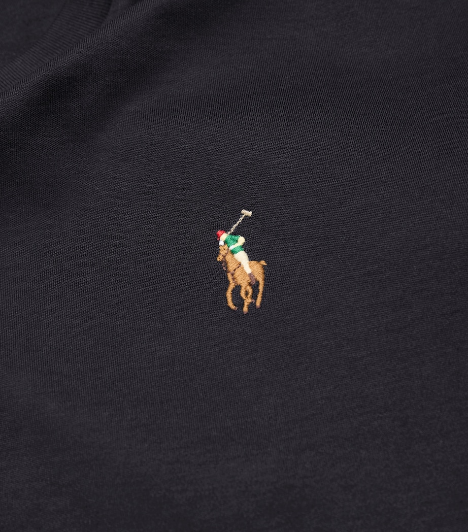 Pima Cotton T-Shirt BLACK Image 5