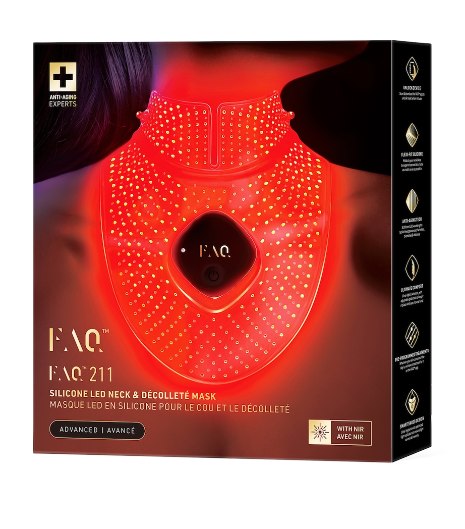 211 Anti-Ageing LED Neck & Décolleté Mask NO COLOUR Image 2