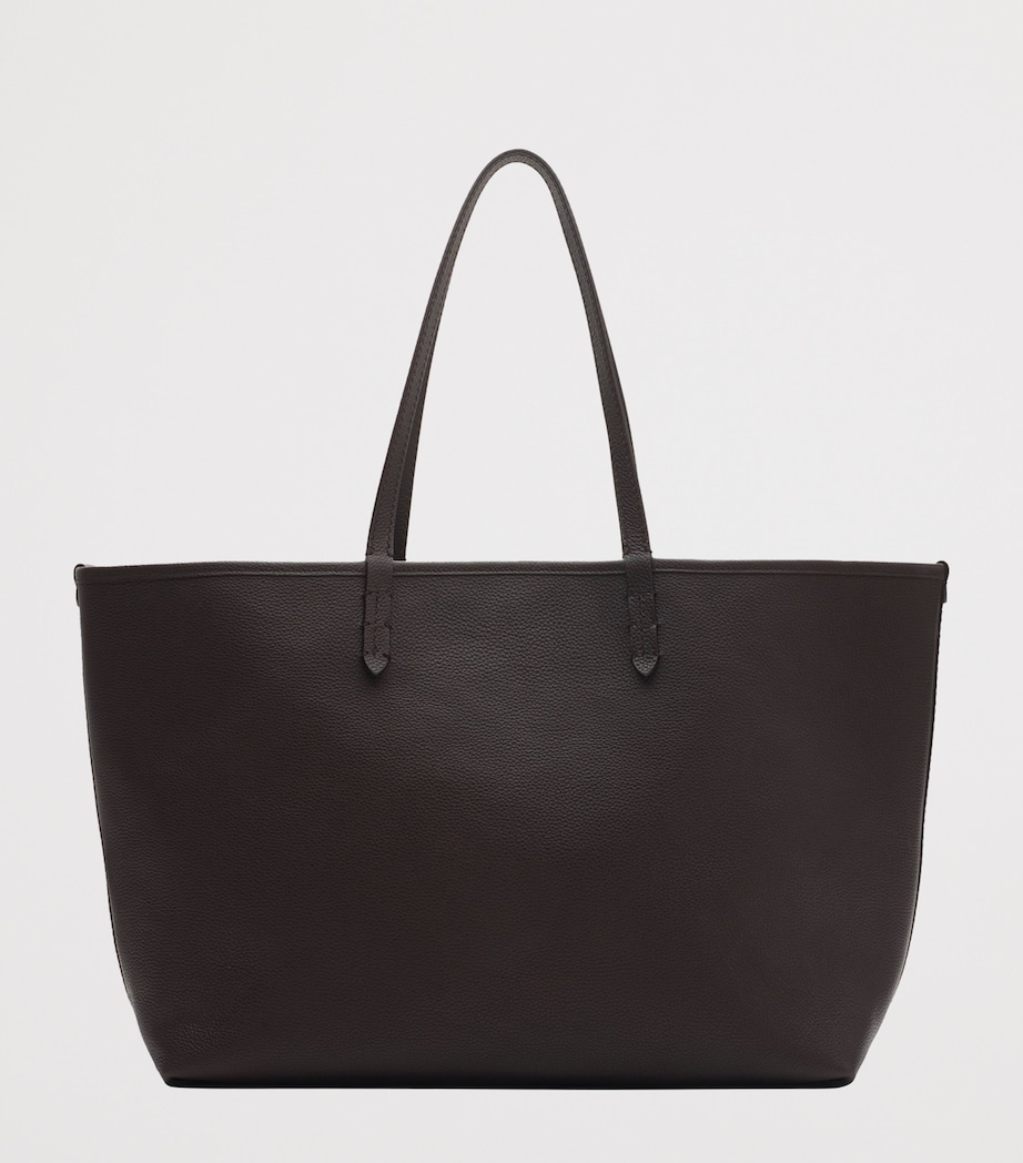 Medium Leather Reversible Bloomsbury Tote PEATSAND Image 2
