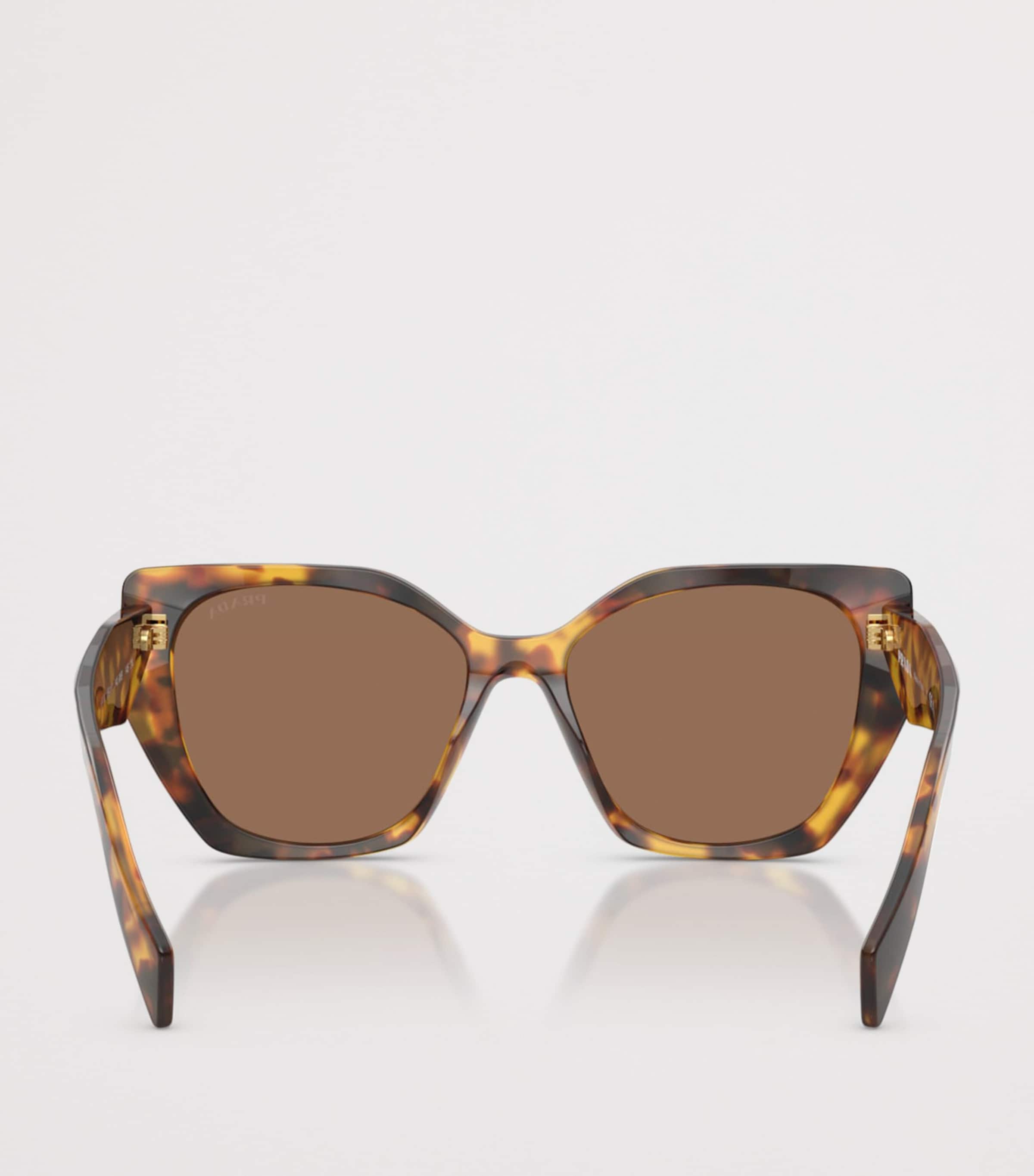 Prada Tortoiseshell Pillow Sunglasses Brown Image 4