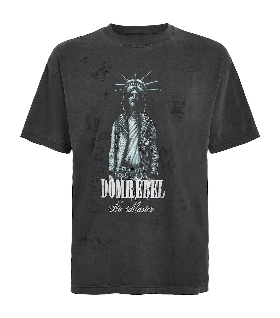 Cotton Liberty T-Shirt FADED BLACK Image 1