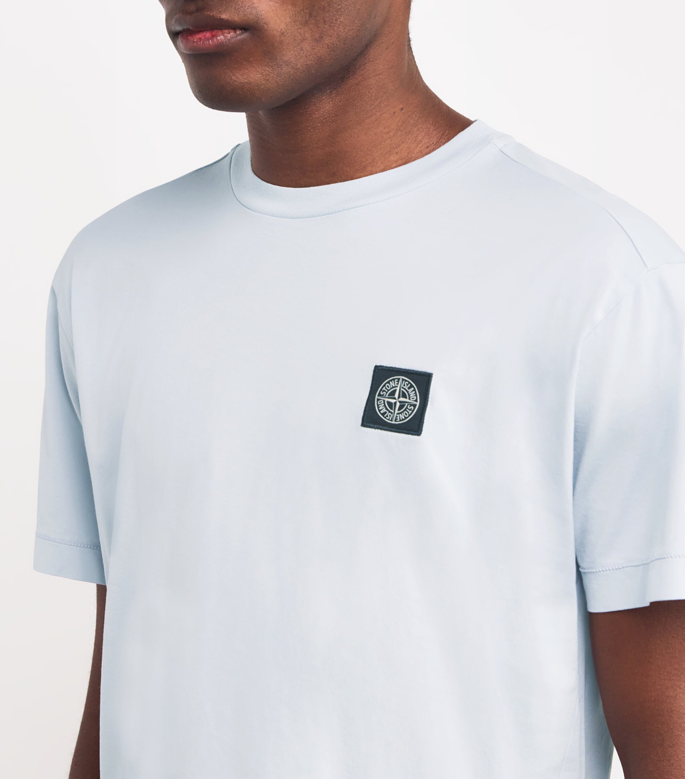 Tシャツ・カットソー Stone  Cotton T-Shirt With Logo White T-shirt with logo Stone Island - Vitkac Canada