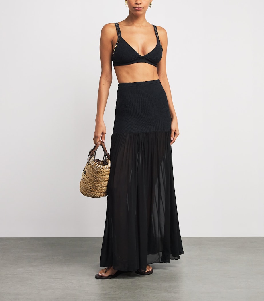 Hybrid Maxi Skirt BLACK Image 2
