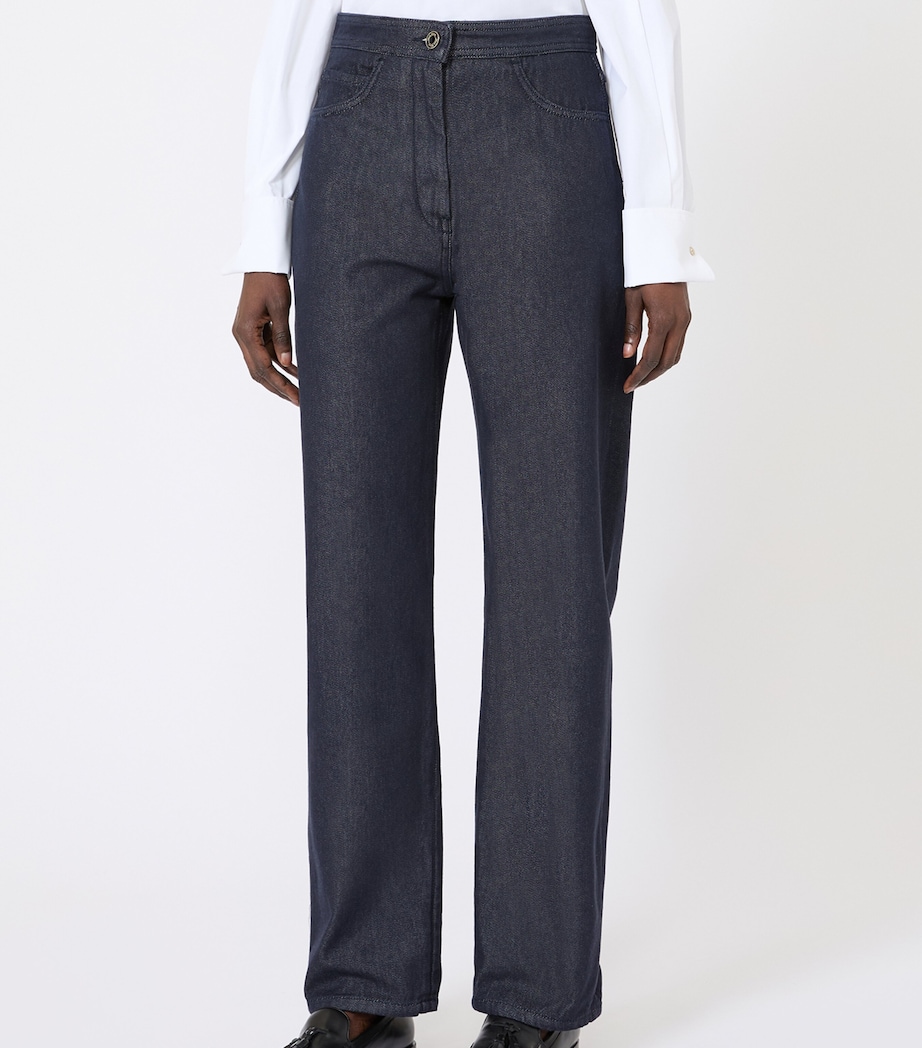 Straight Leg Jeans MIDNIGHTBLUE Image 3