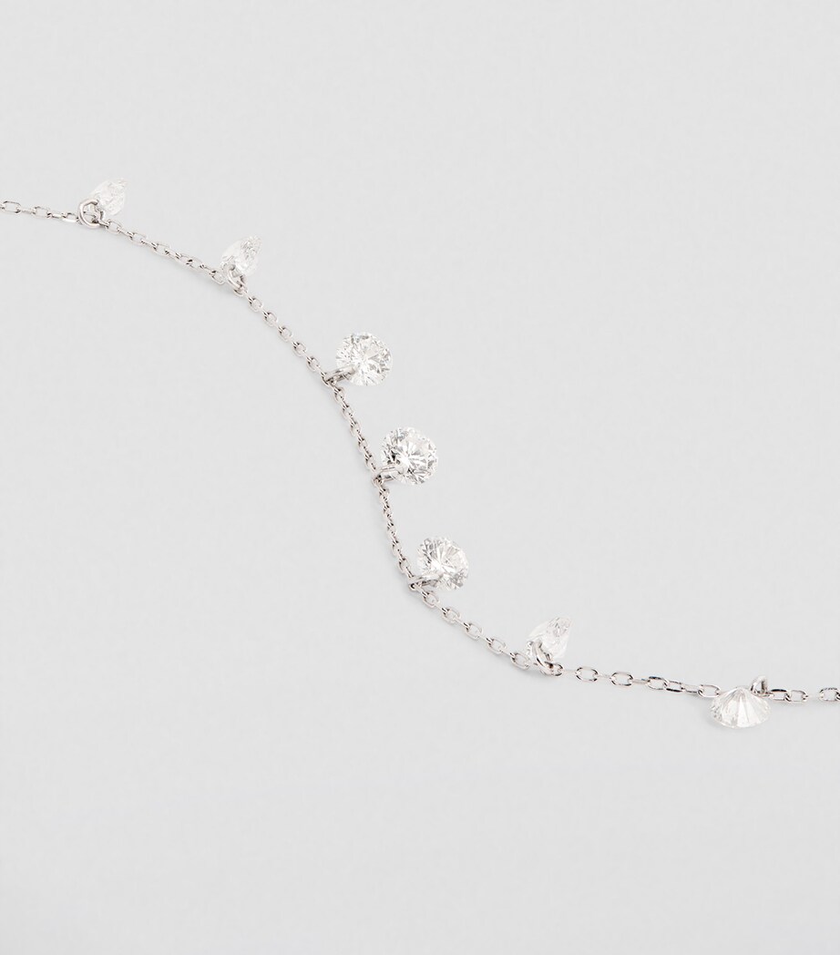 White Gold and Diamond Danaé Necklace WHITE GOLD Image 5