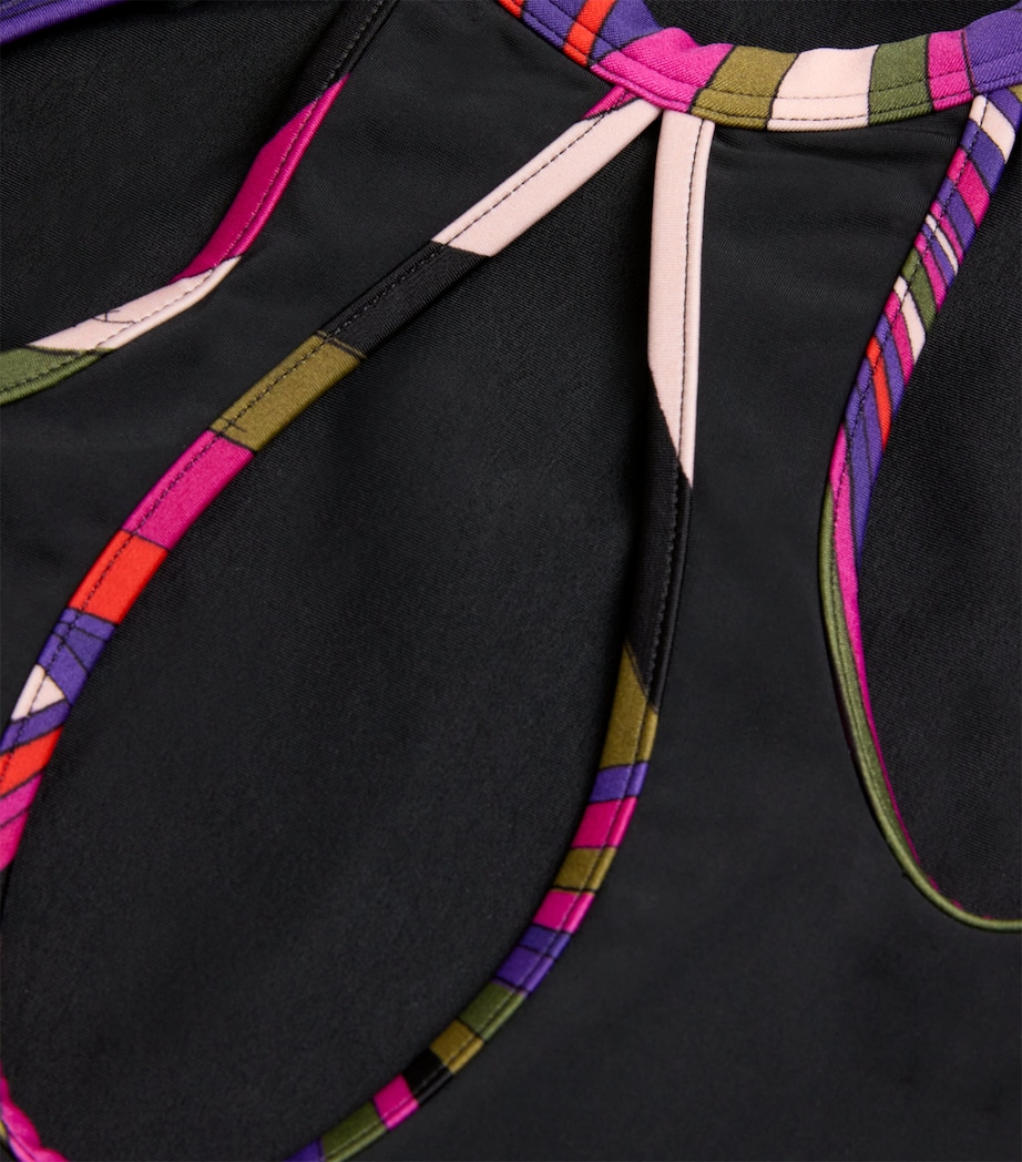 Tonal Cut-Out Swimsuit 999/NERO Image 4