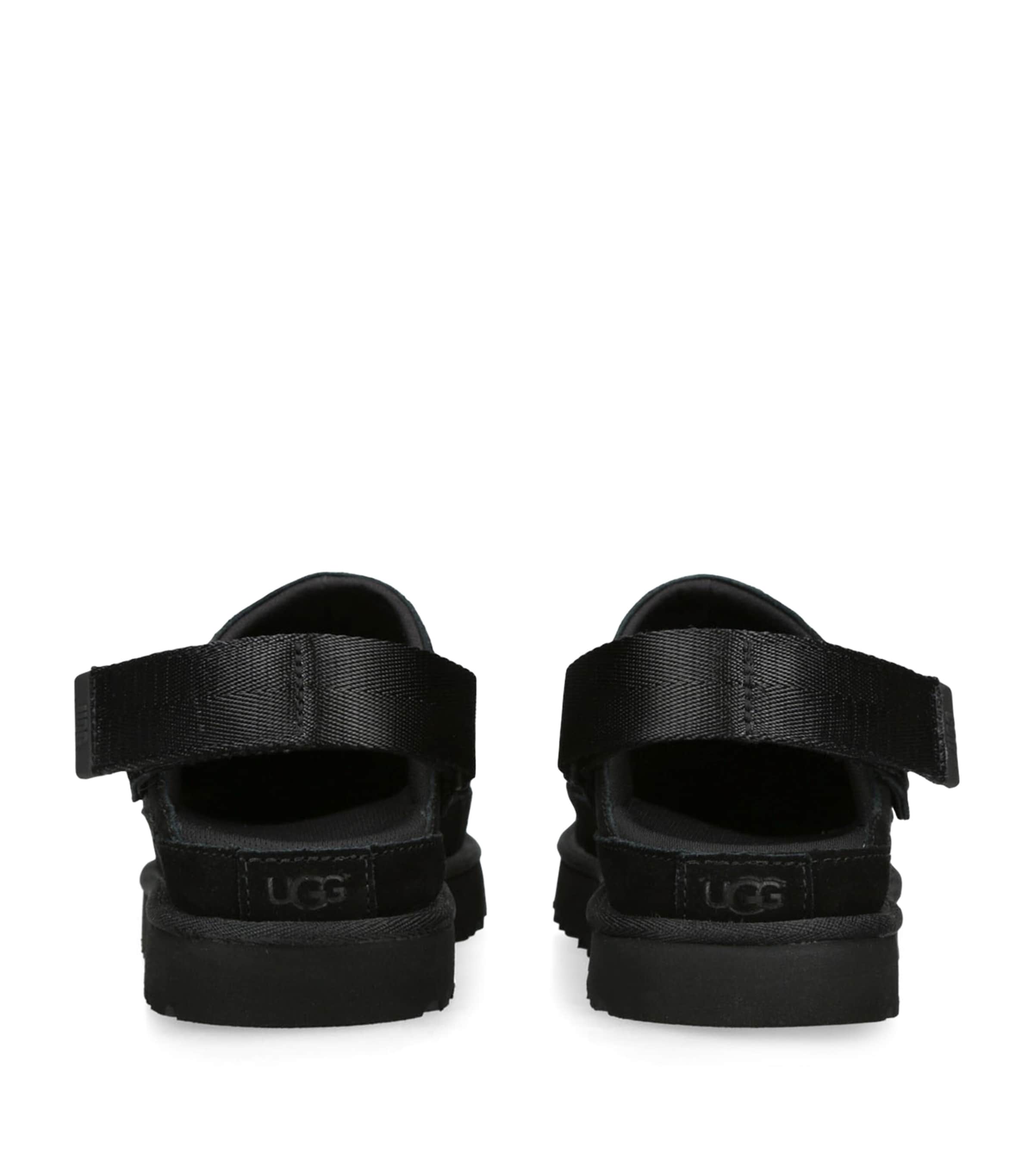 Suede Goldenstar Clogs BLACK Image 2