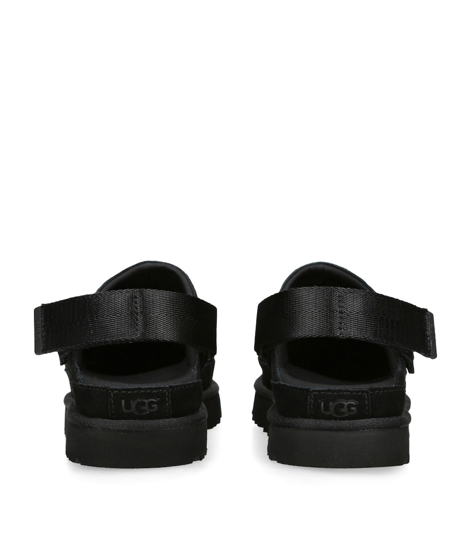 Suede Goldenstar Clogs BLACK Image 2