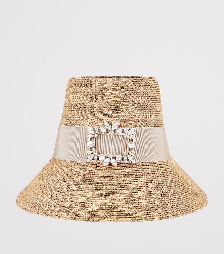 Raffia Bucket Hat BEIGE COMB Image 3
