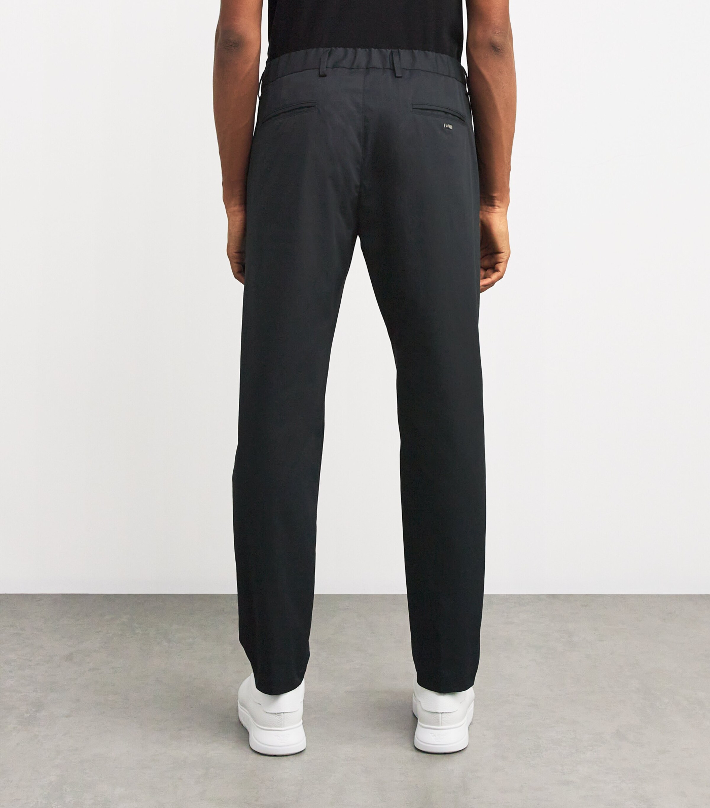 Technical Slim Chinos 9300NERO Image 4
