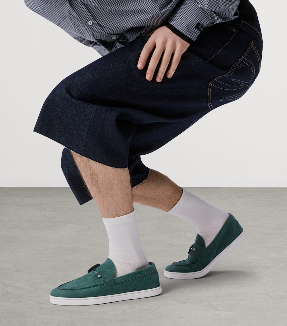 Christian Louboutin Chambeliboat Leather Boat Shoes Image 2