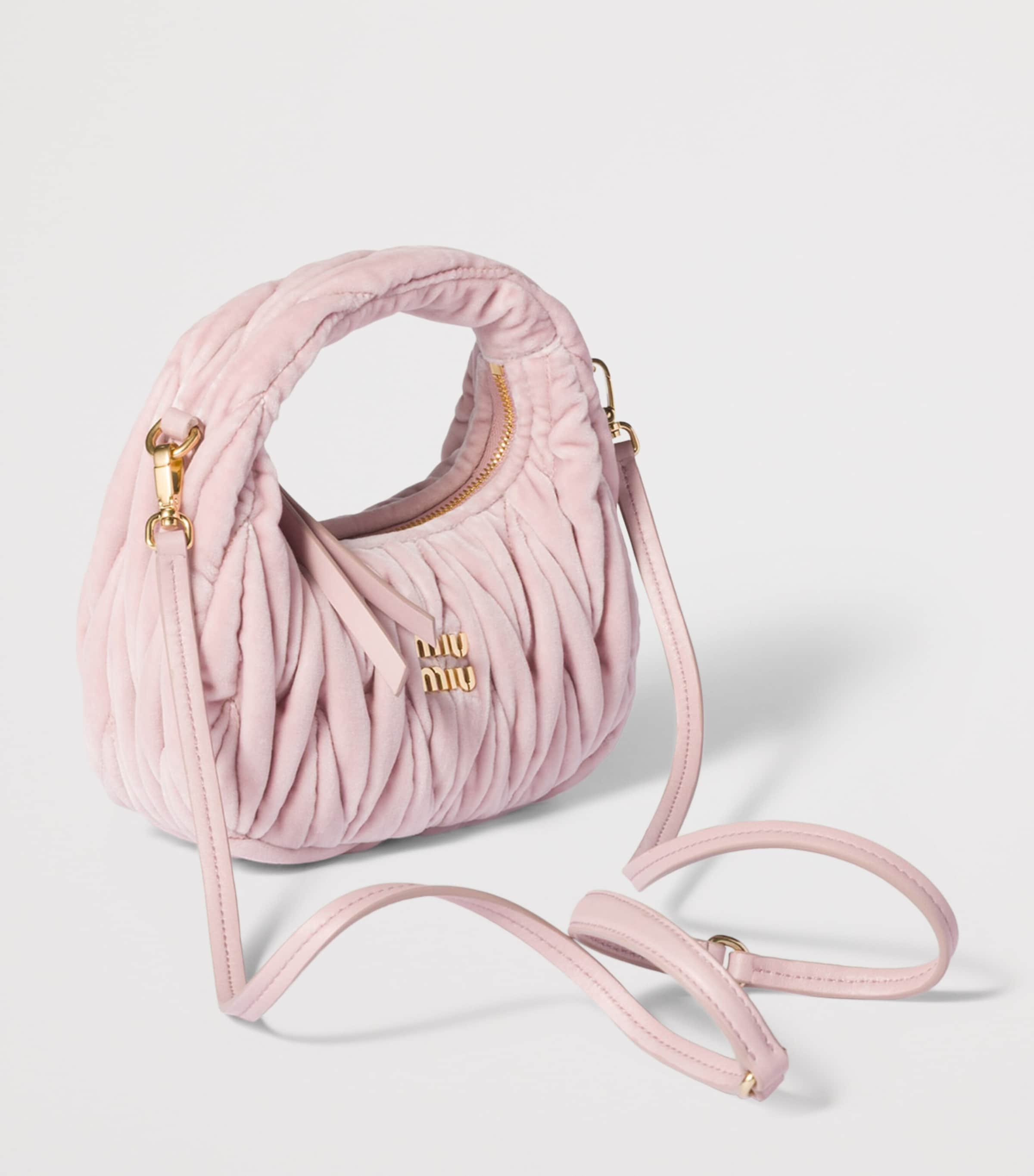 Mini Velvet Wander Top-Handle Bag F0E18 Image 3