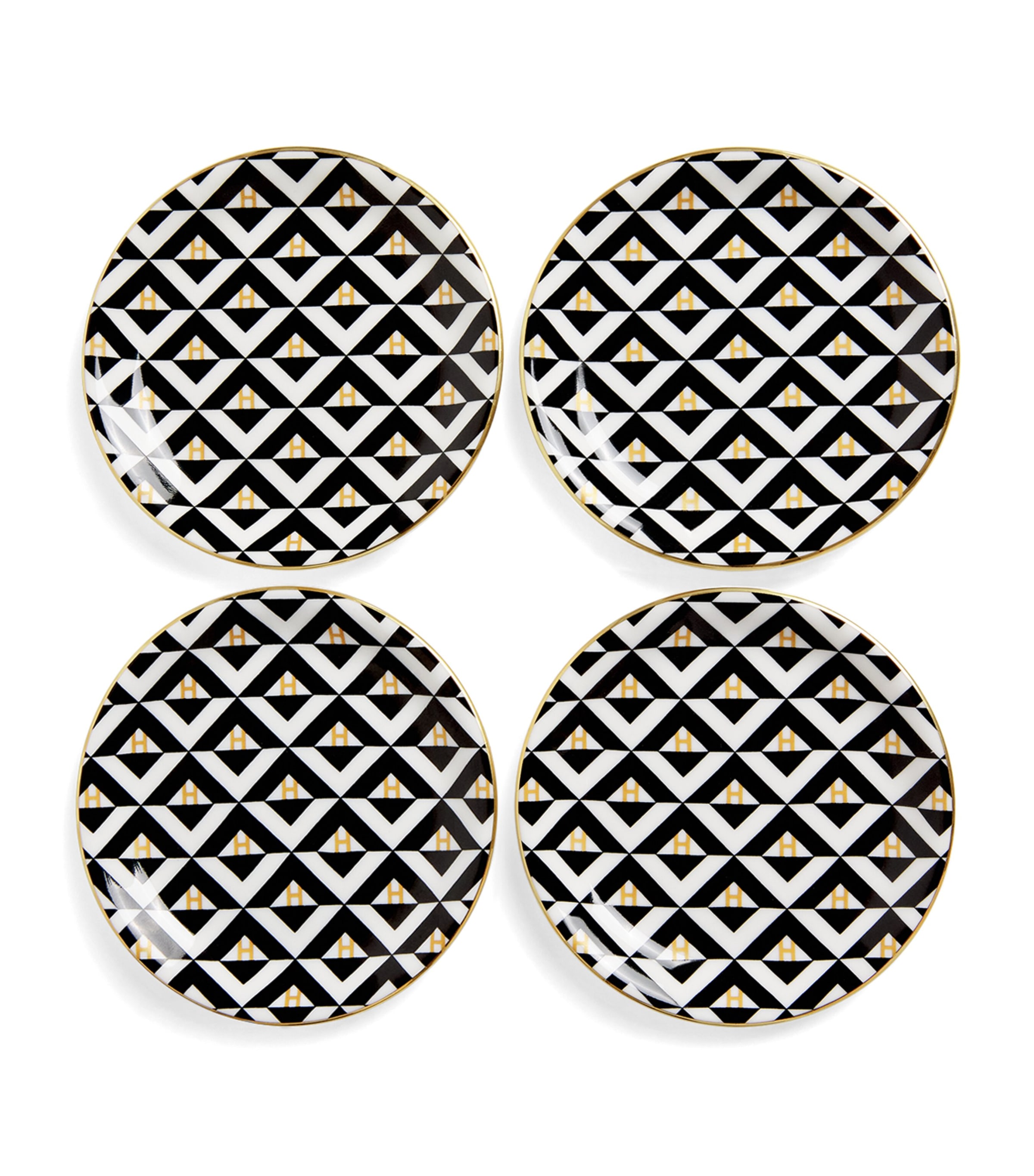 Harrods Set of 4 Geometric Coasters Image 1