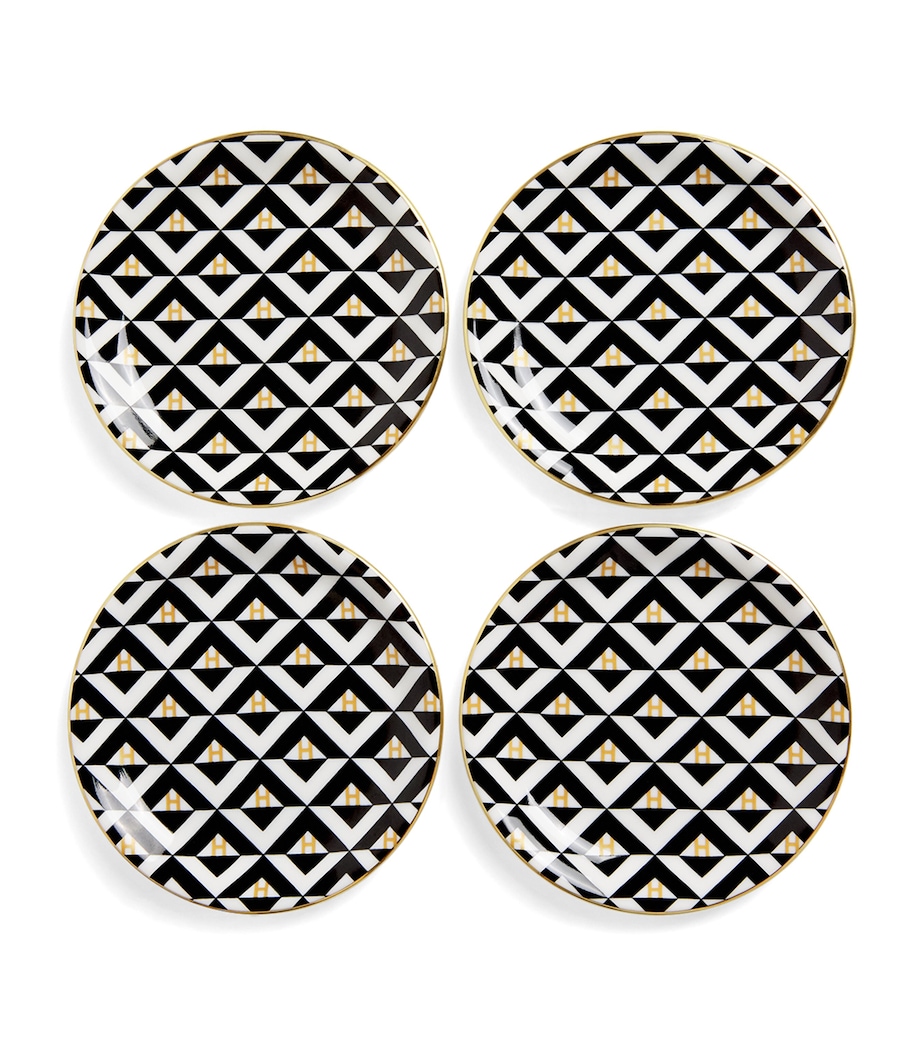 Set of 4 Geometric Coasters MULTI Image 1