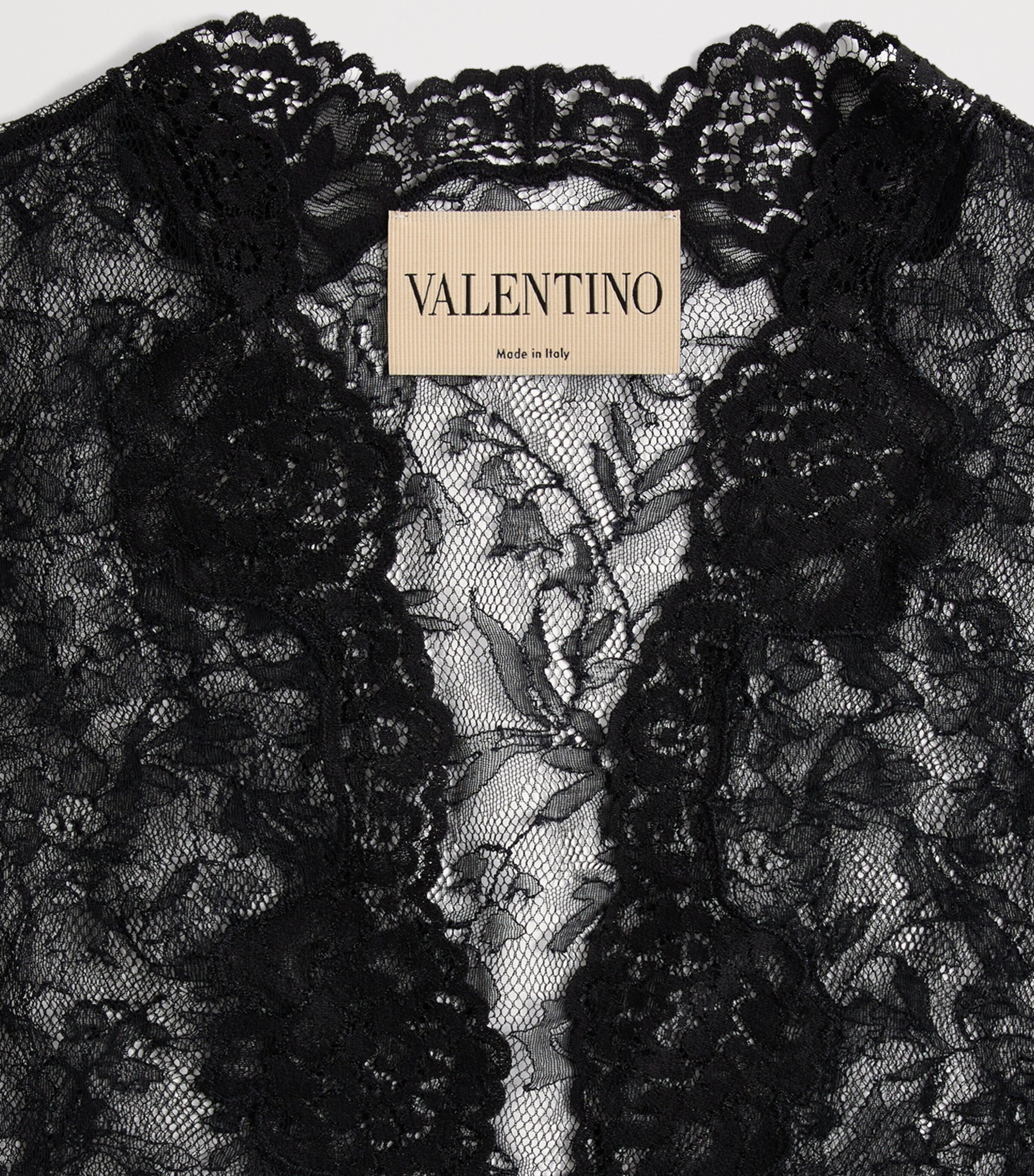 Valentino Womens Stretch Lace Bodysuit Image 7