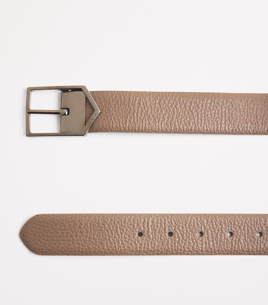 Canali Leather Belt Image 3
