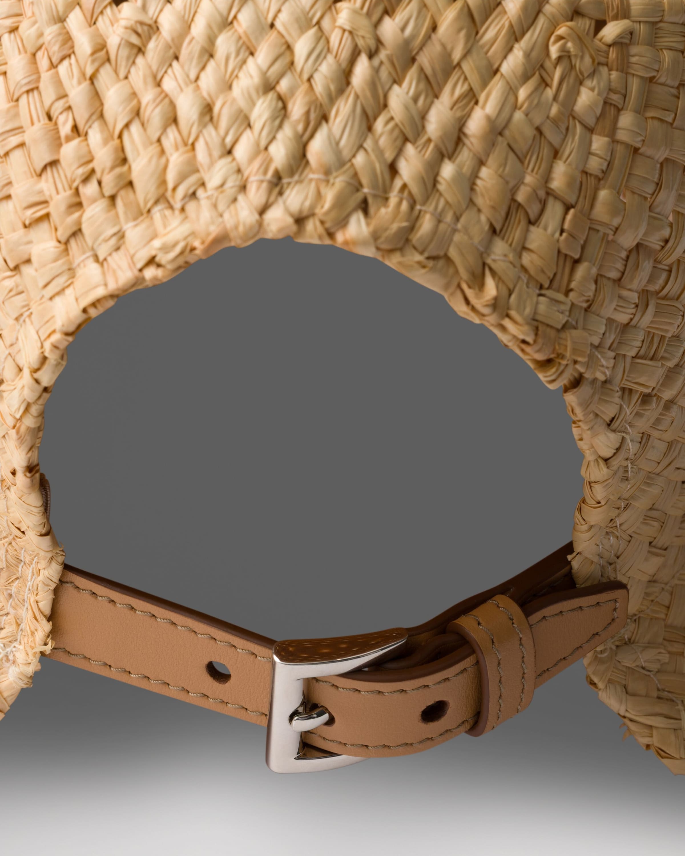 Prada Raffia Hat Neutral Image 3