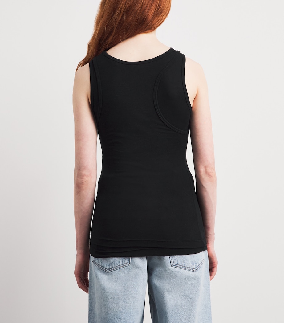 AGOLDE Womens Finch Tank Top Black Image 5