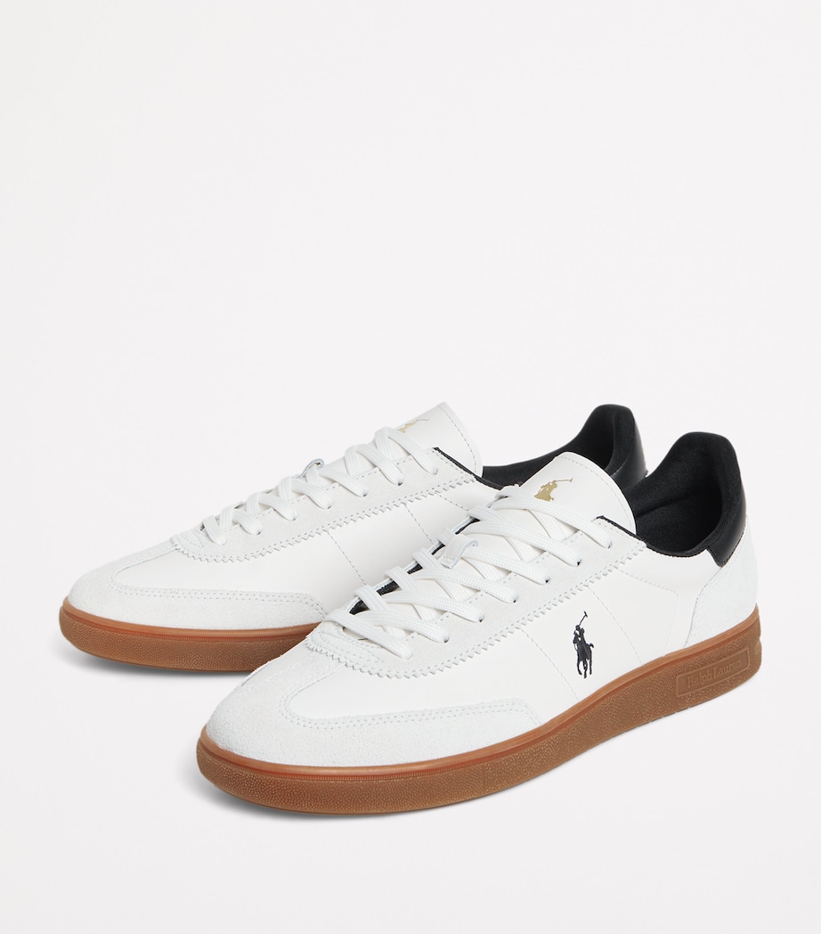 Leather Bedford Sneakers WHITE/BLACK Image 3