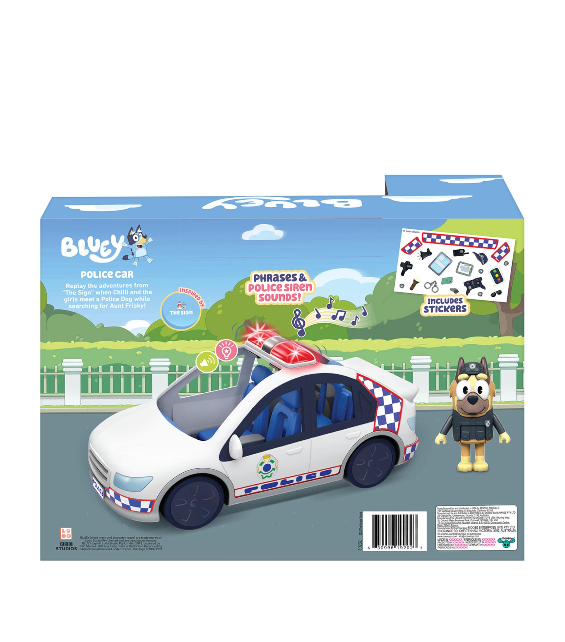 BLUEY Police Car Playset Image 5
