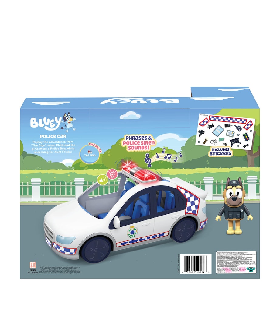BLUEY Police Car Playset Image 5