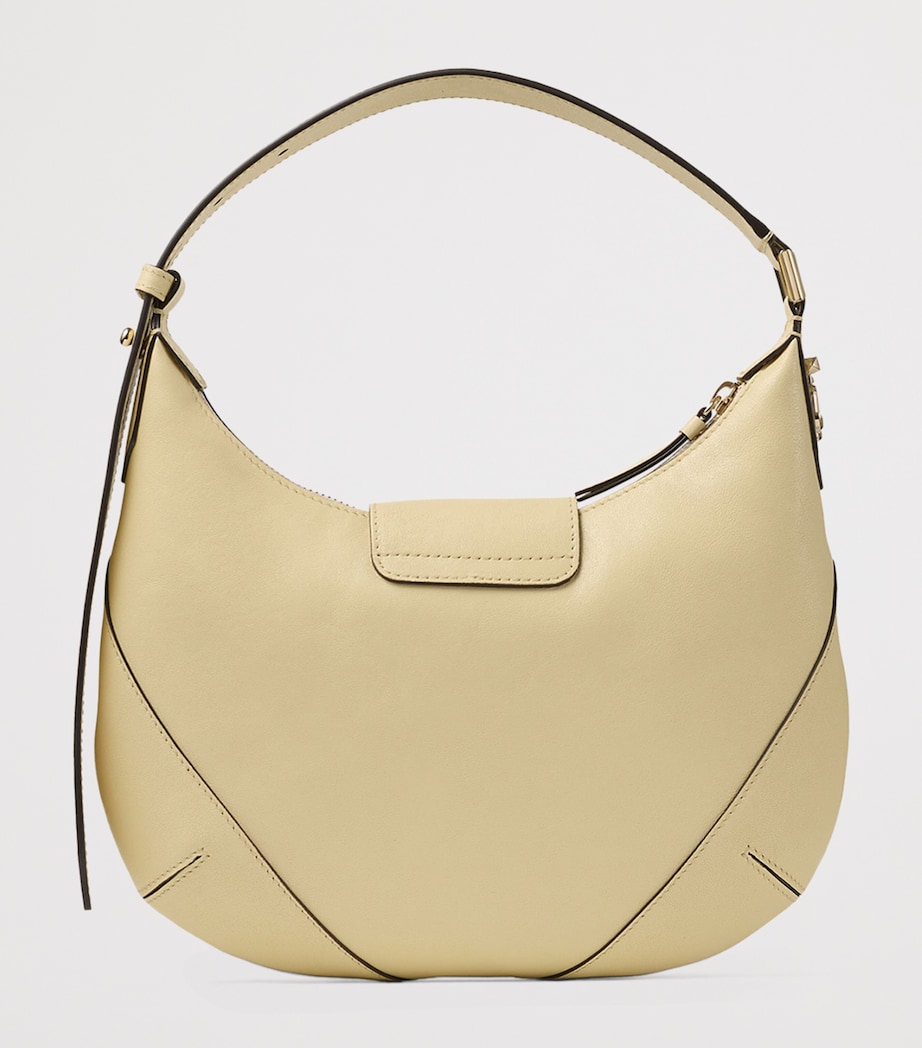 Small Bar Leather Shoulder Bag BUTTERMILK/SHINY GOL Image 4