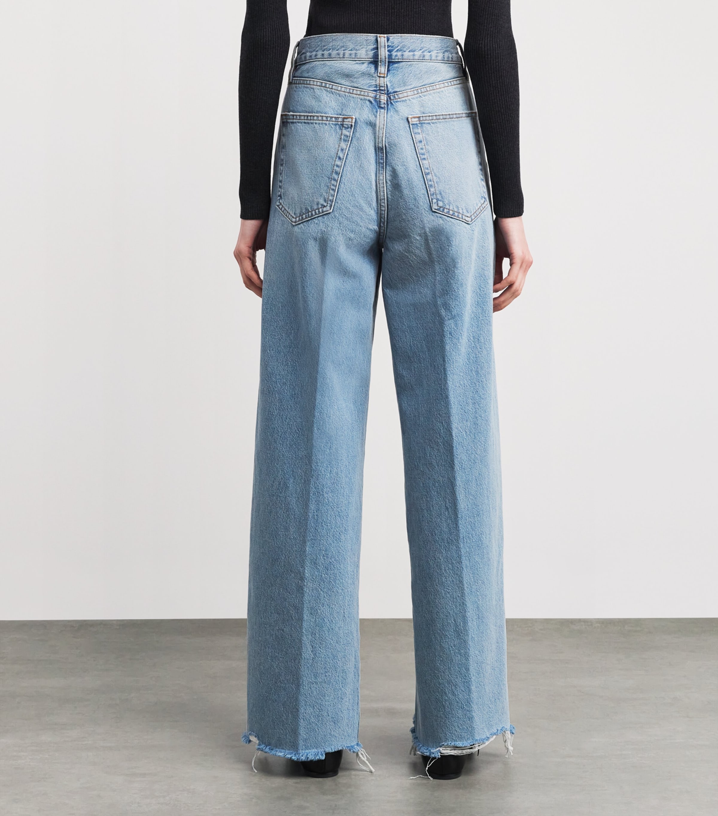 The Collegiate Wide-Leg Jeans BRNF BRINE NEW Image 4