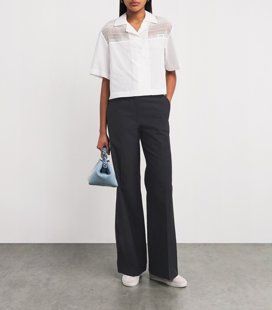 Straight Trousers BLACK Image 2