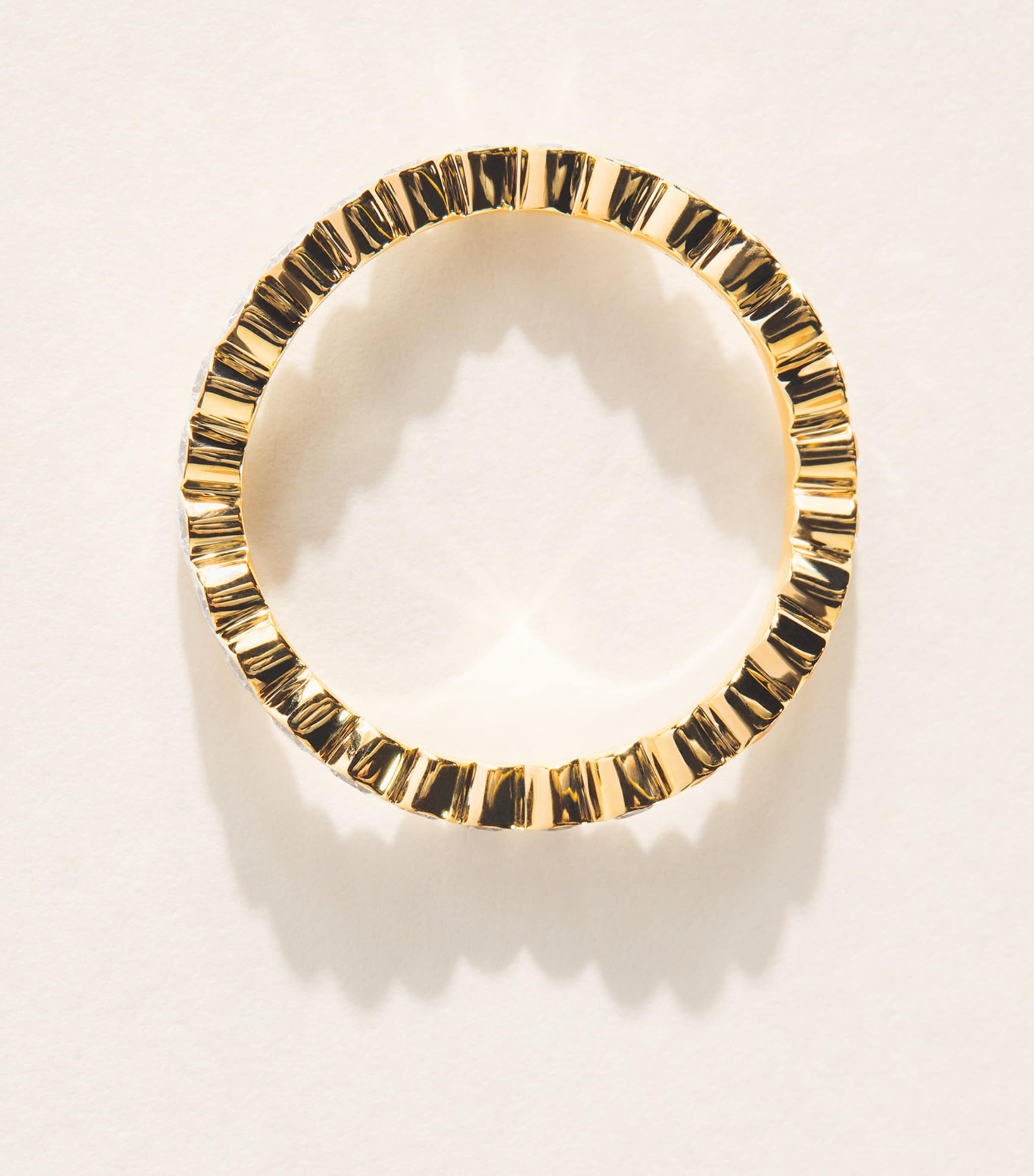 Sophie Bille Brahe Yellow Gold and Diamond Dentelle de Diamant Ring Yellow Gold Image 3