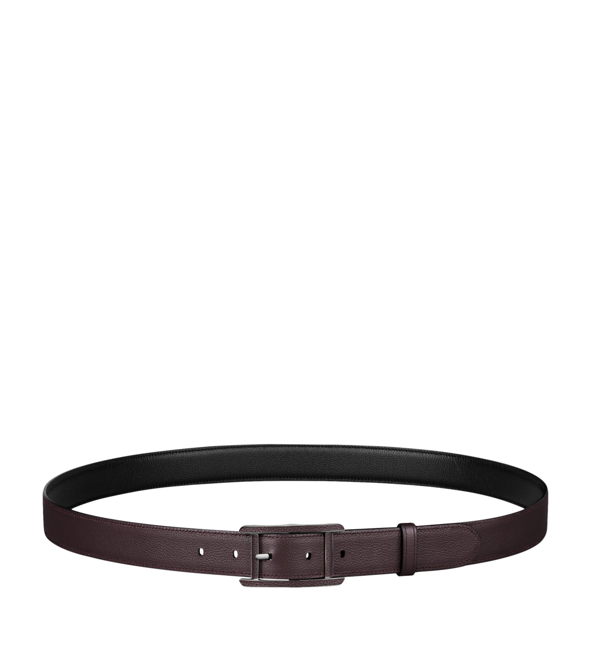 Cartier Leather Reversible Tank de Cartier Belt Black Image 1